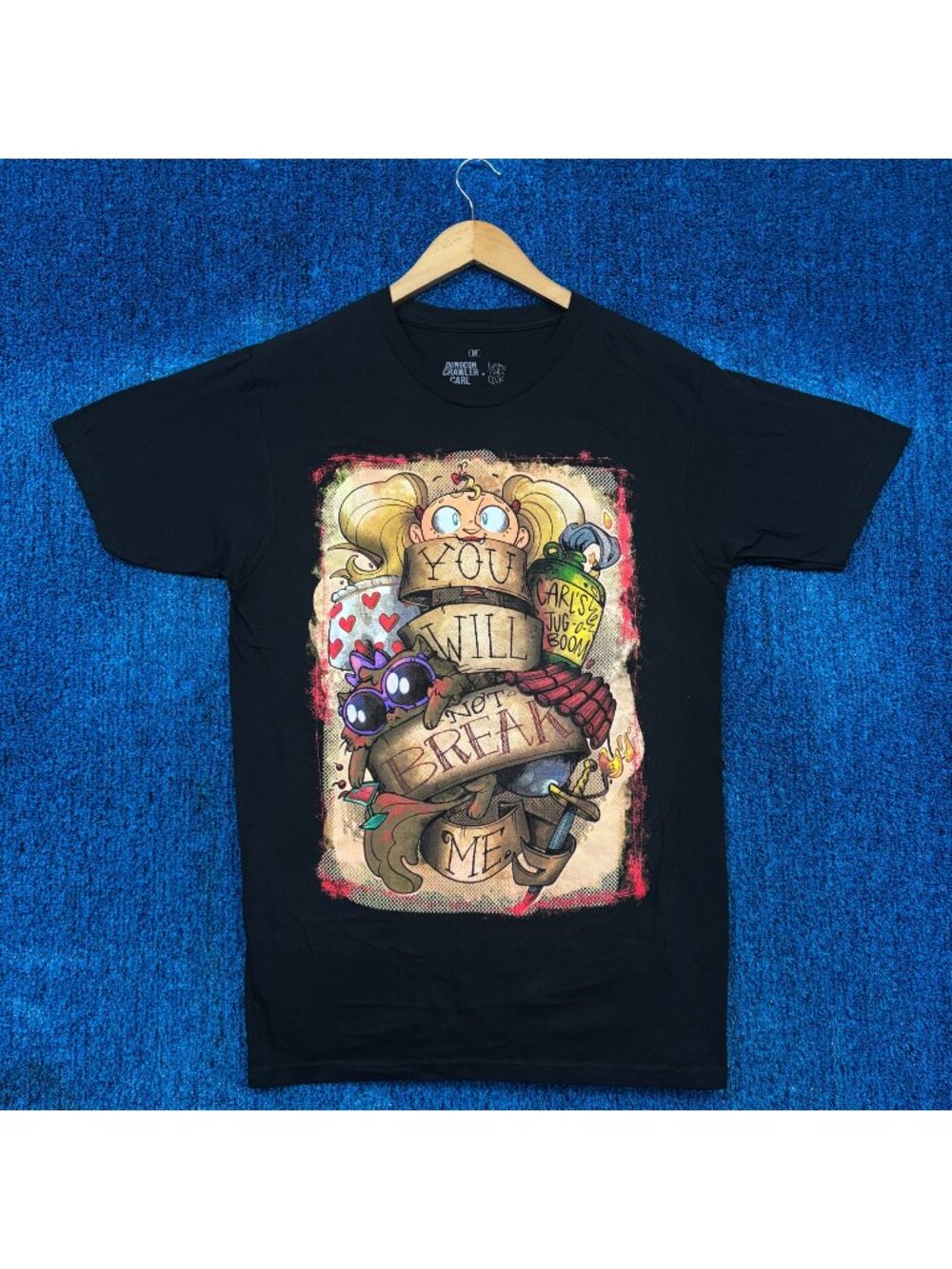 Dungeon Crawler Carl x Katie Cook U Will Not Break Me Tee M